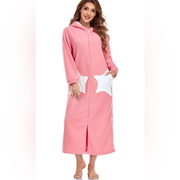 Fleece Hoodie Dress/Kaftan Dress - Picture 3 of 6